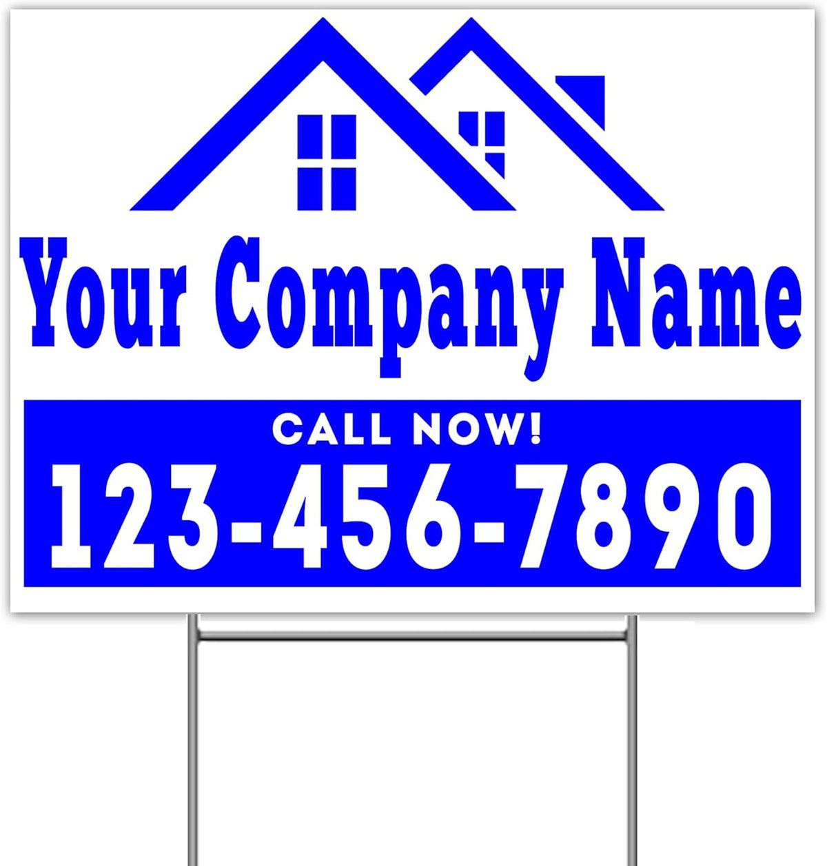 24x18 Double-Sided Waterproof Plastic Bandit Signs F6748
