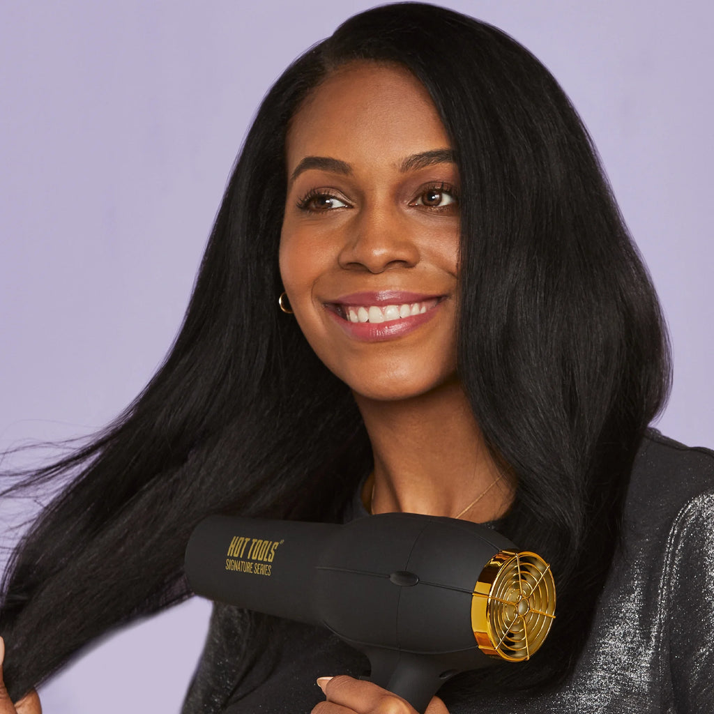 Black 1875W Ionic Hair Dryer S627