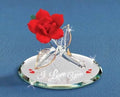 Red Rose Glass O284669