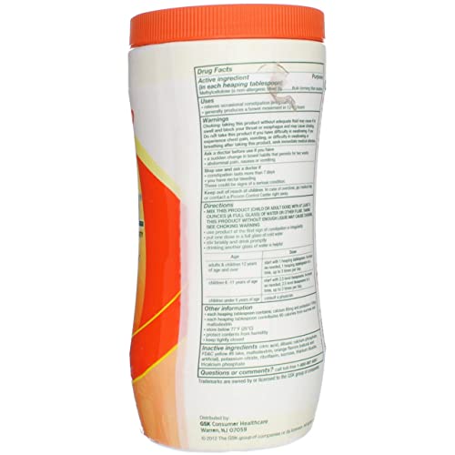 Orange Flavor Fiber Therapy Powder, 30 ounce (Pack of 3) X388