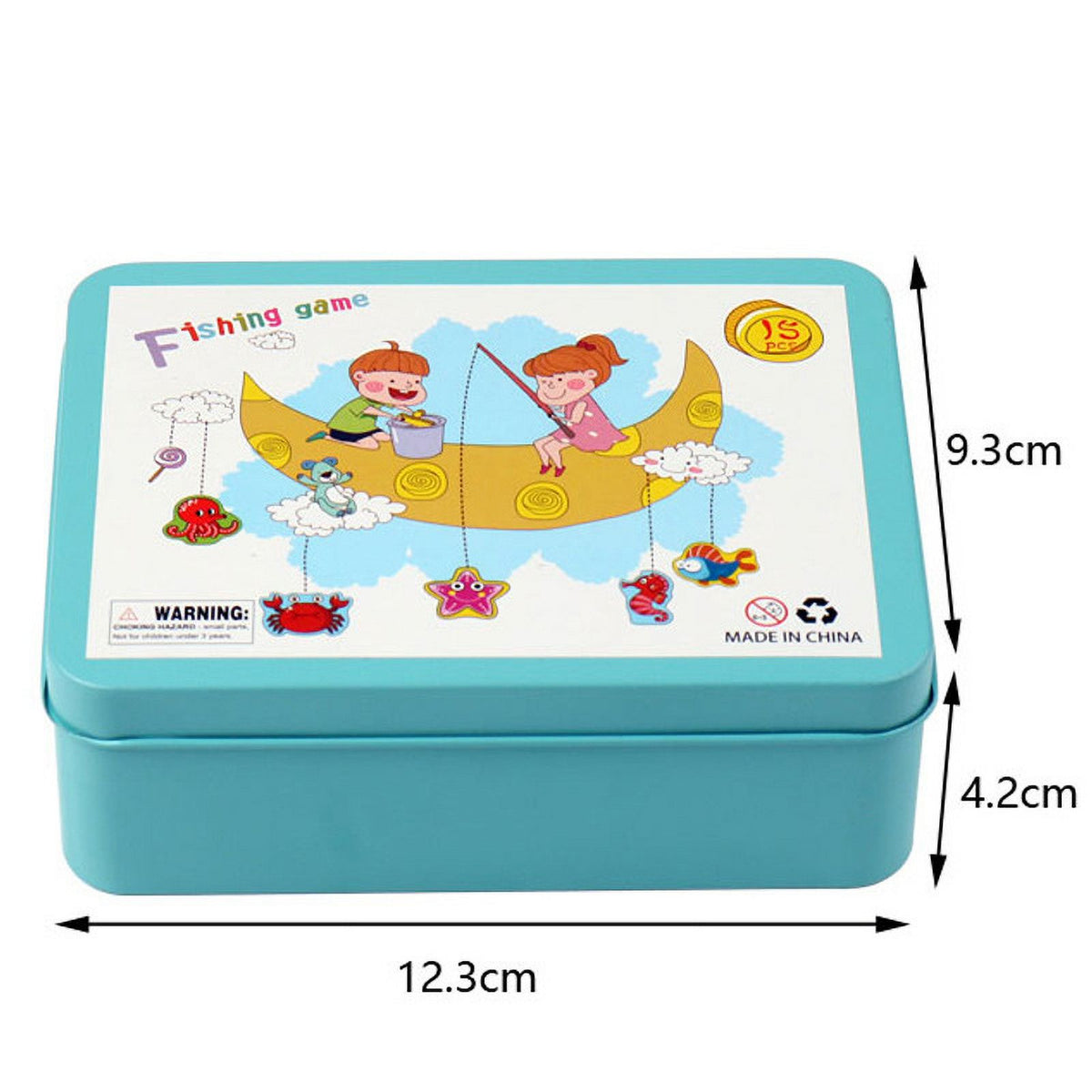 Wooden Magnetic Fishing Toy Educational Blocks T241