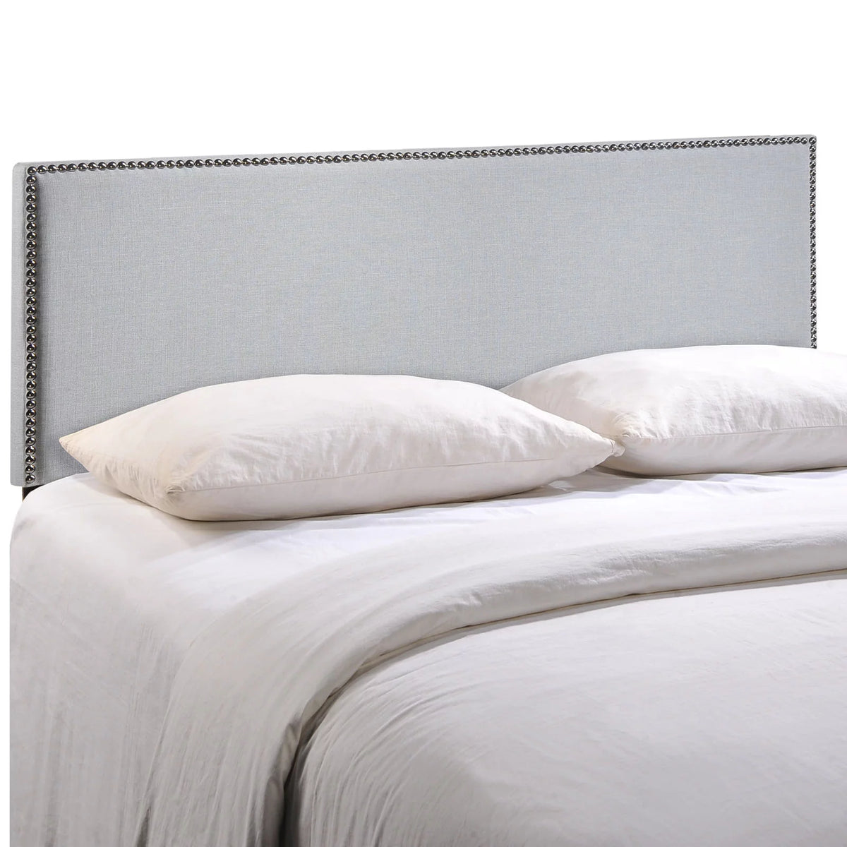 Grey Fabric Upholstered Headboard O2928