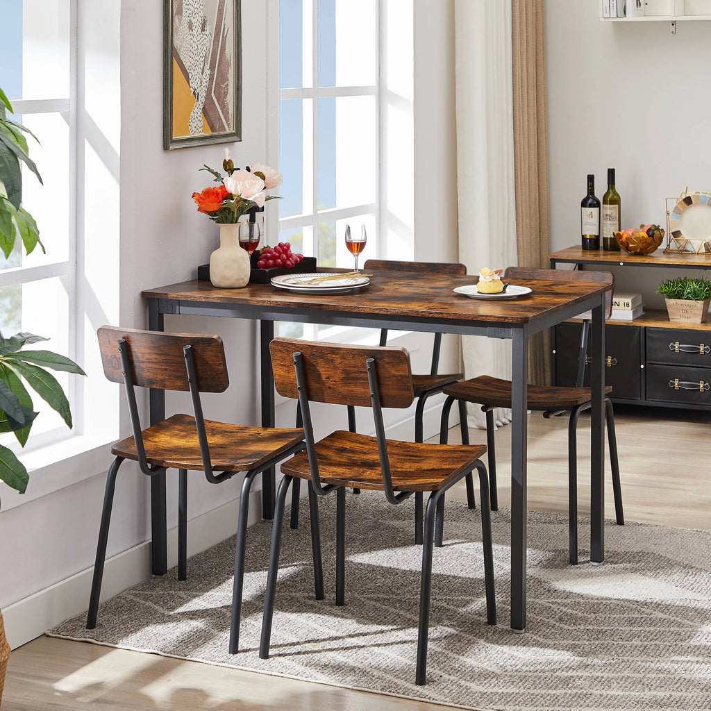 5 Piece Dining Table Set with 4 Chairs P81629