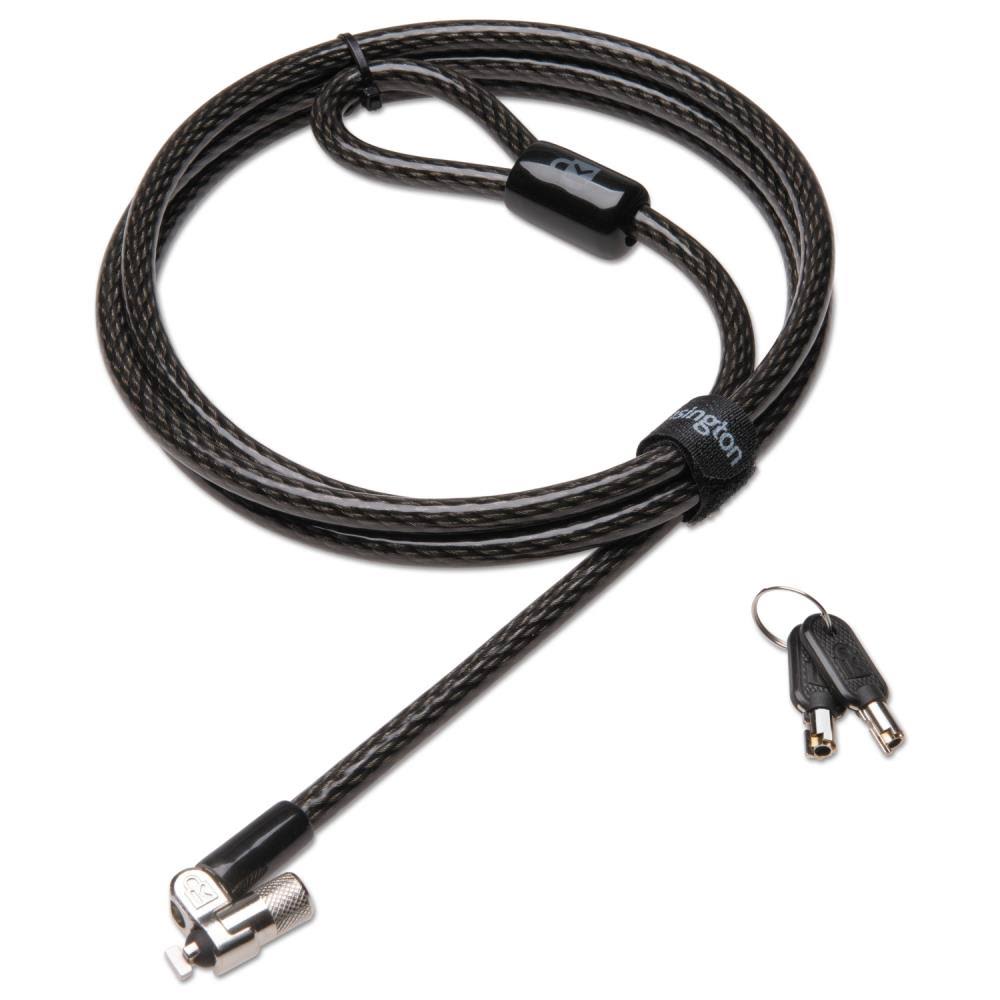 Black Keyed Laptop Lock Steel Cable G4374