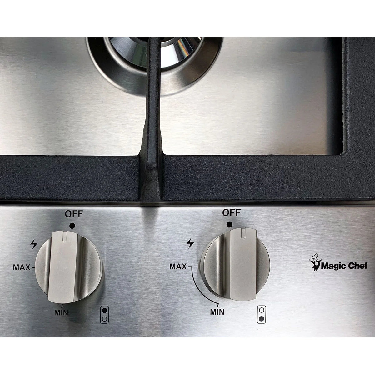12-in. Built-in Gas Cooktop in Stainless Steel with 2 Sealed Burners Y131