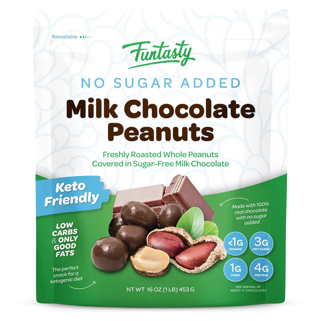 Sugar Free Milk Chocolate Covered Peanuts 1 Pound D272851