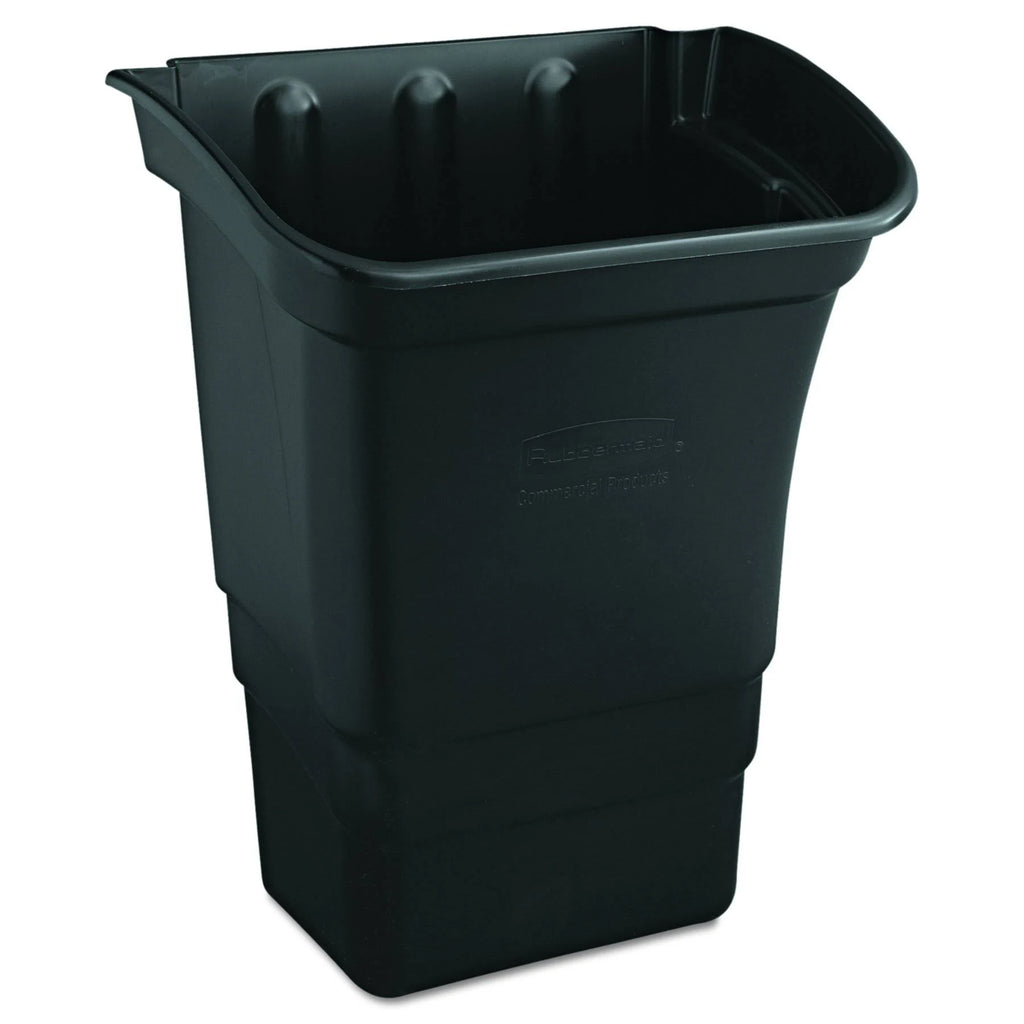 Black 8gal Rectangular Utility Cart A1587