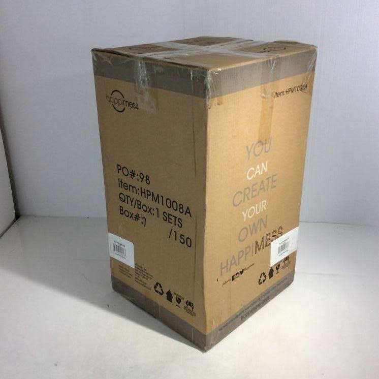Rectangular 8-Gallon Soft-Close Lid Stainless Steel Trash Can W906