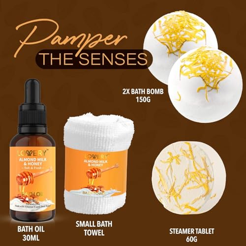 10 Pc Almond Milk & Honey Beauty & Personal Care Set U254299