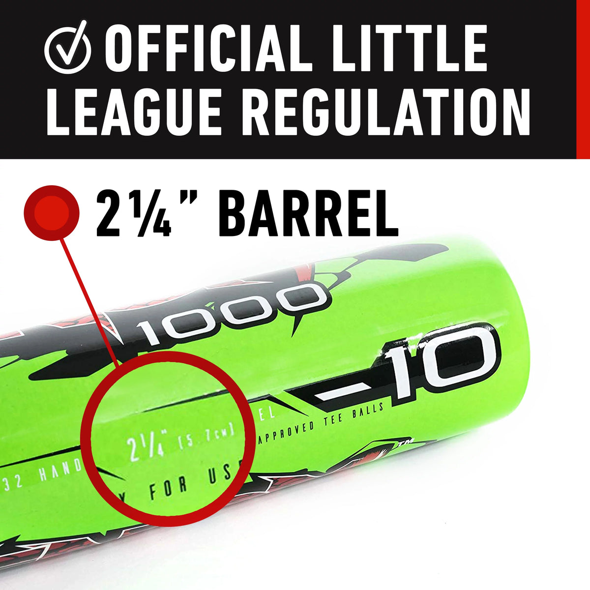 24 Inch 14 Ounce Youth Tee Ball Bat G279