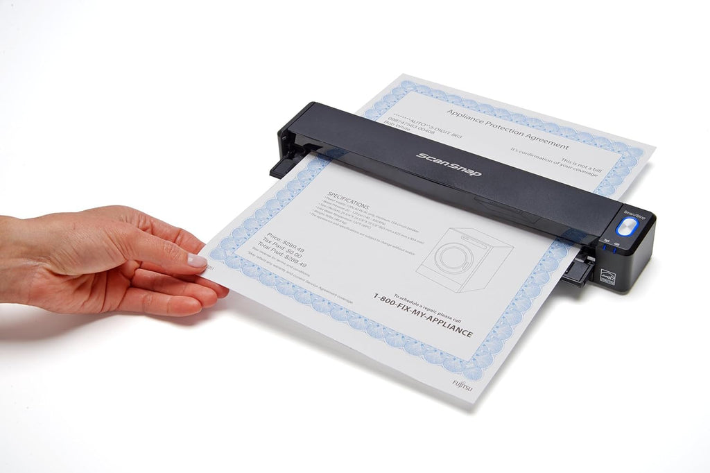 Black Wireless Mobile Portable Scanner J1368