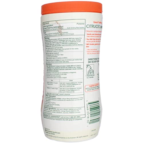 Orange Flavor Fiber Therapy Powder, 30 ounce (Pack of 3) X388
