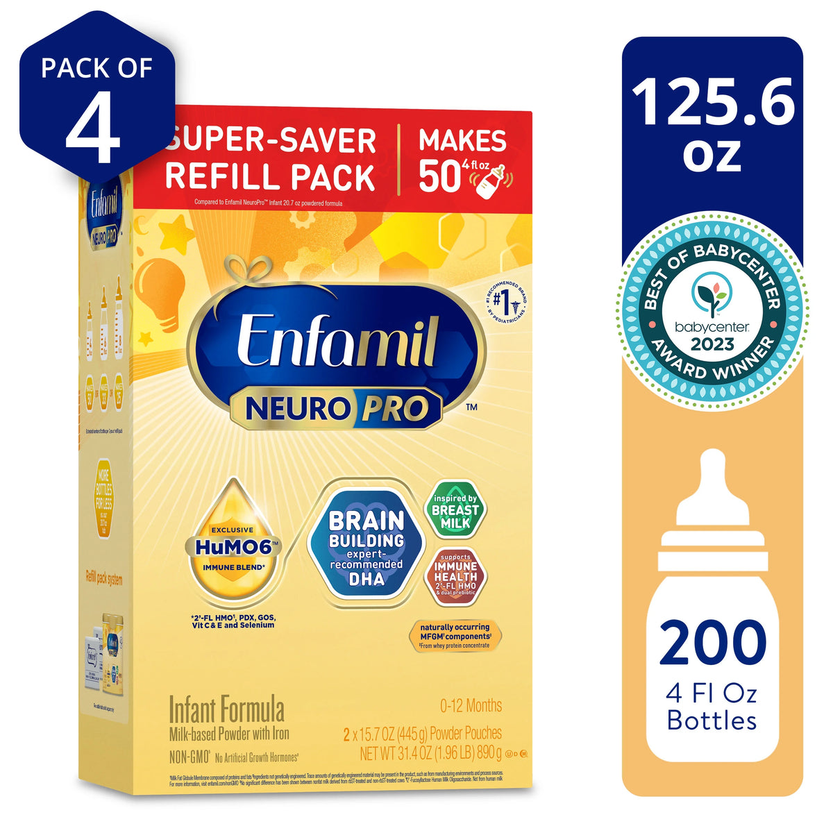 125.6 oz Milk-Based Baby Formula R4206