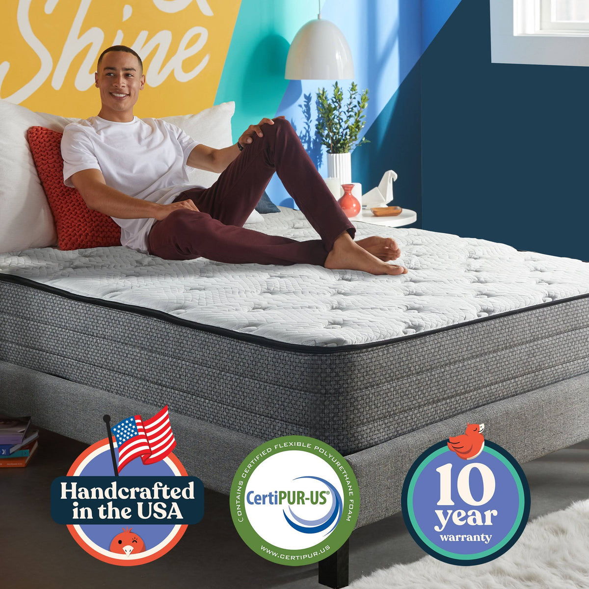 10 inch Hybrid Mattress California King E998487