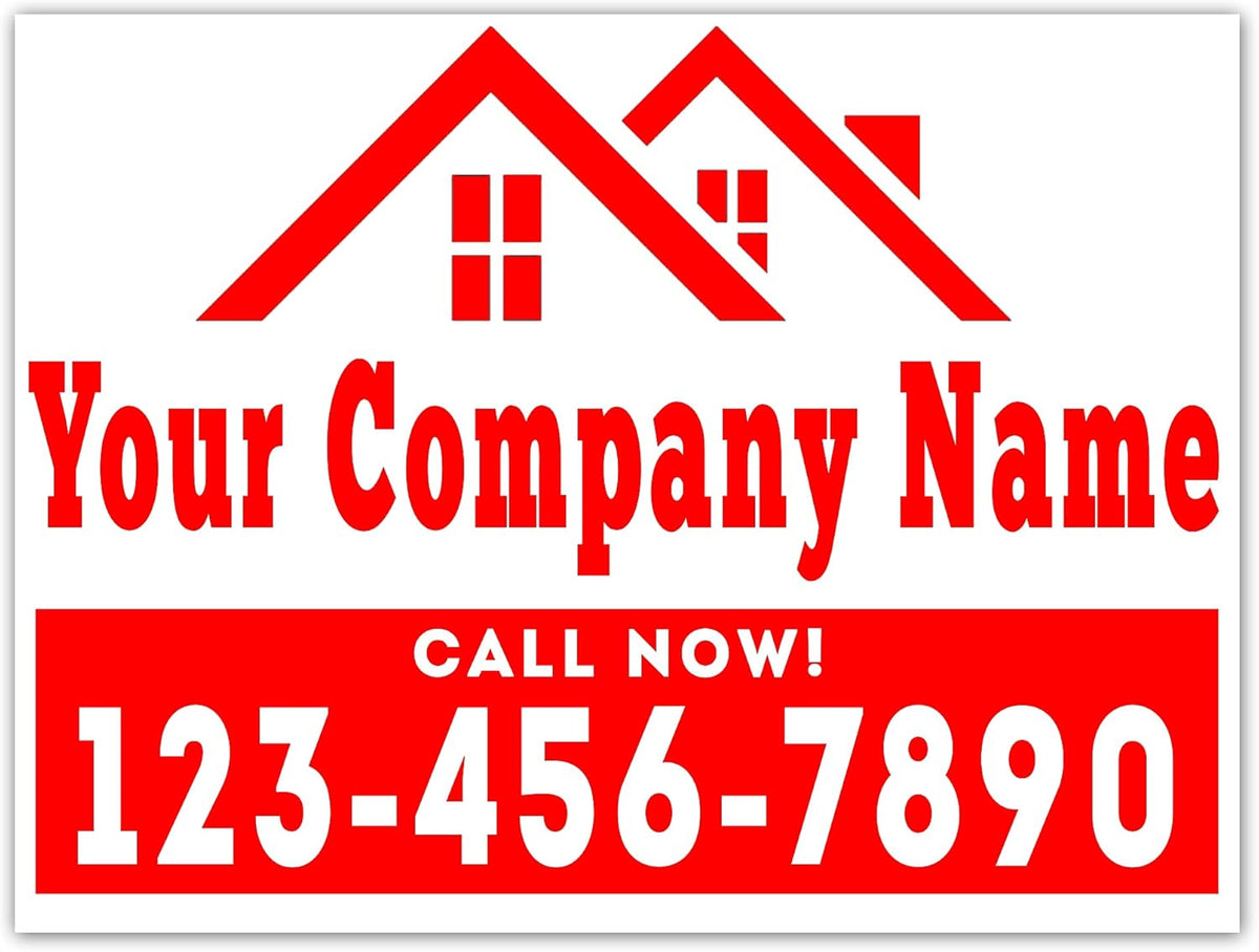 24x18 Double-Sided Waterproof Plastic Bandit Signs F6748