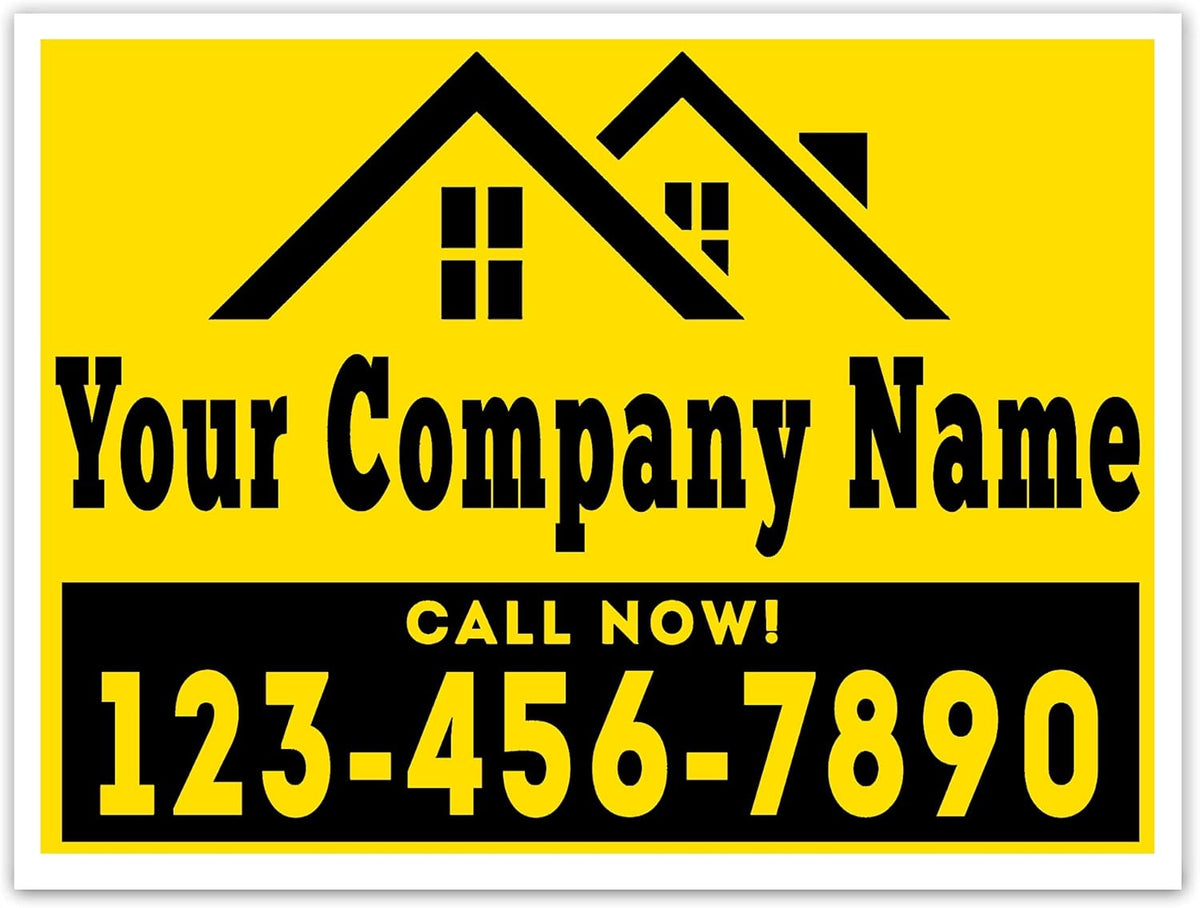 24x18 Double-Sided Waterproof Plastic Bandit Signs F6748