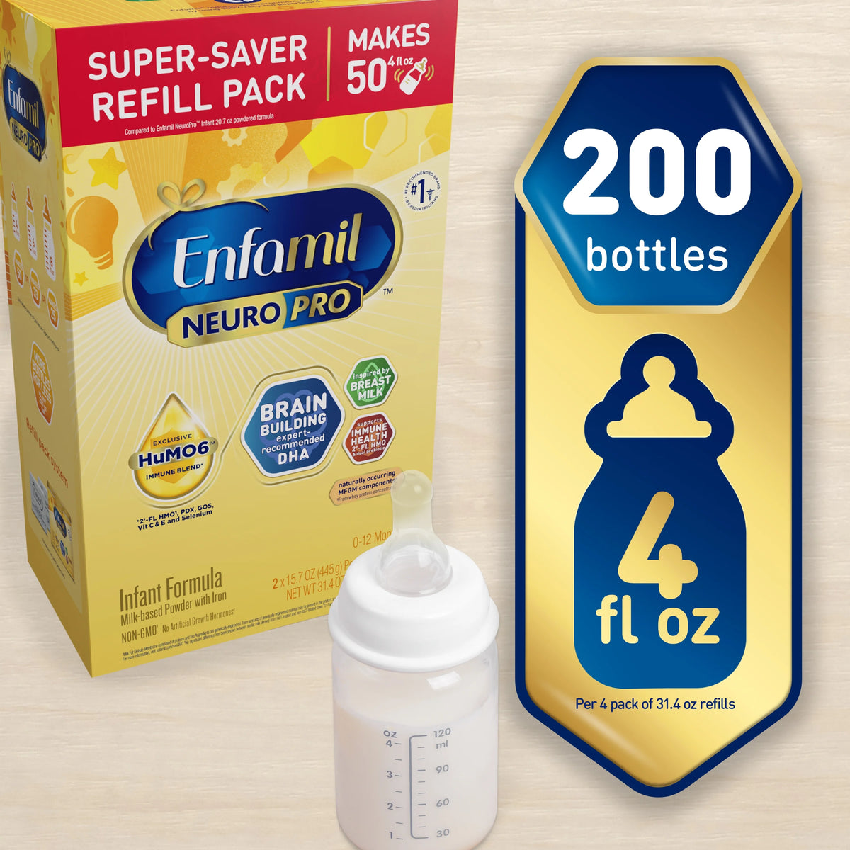 125.6 oz Milk-Based Baby Formula R4206