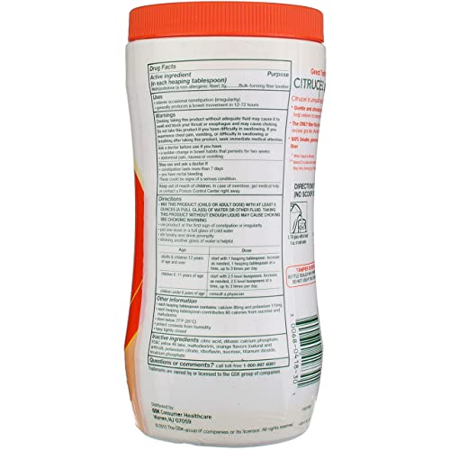Orange Flavor Fiber Therapy Powder, 30 ounce (Pack of 3) X388