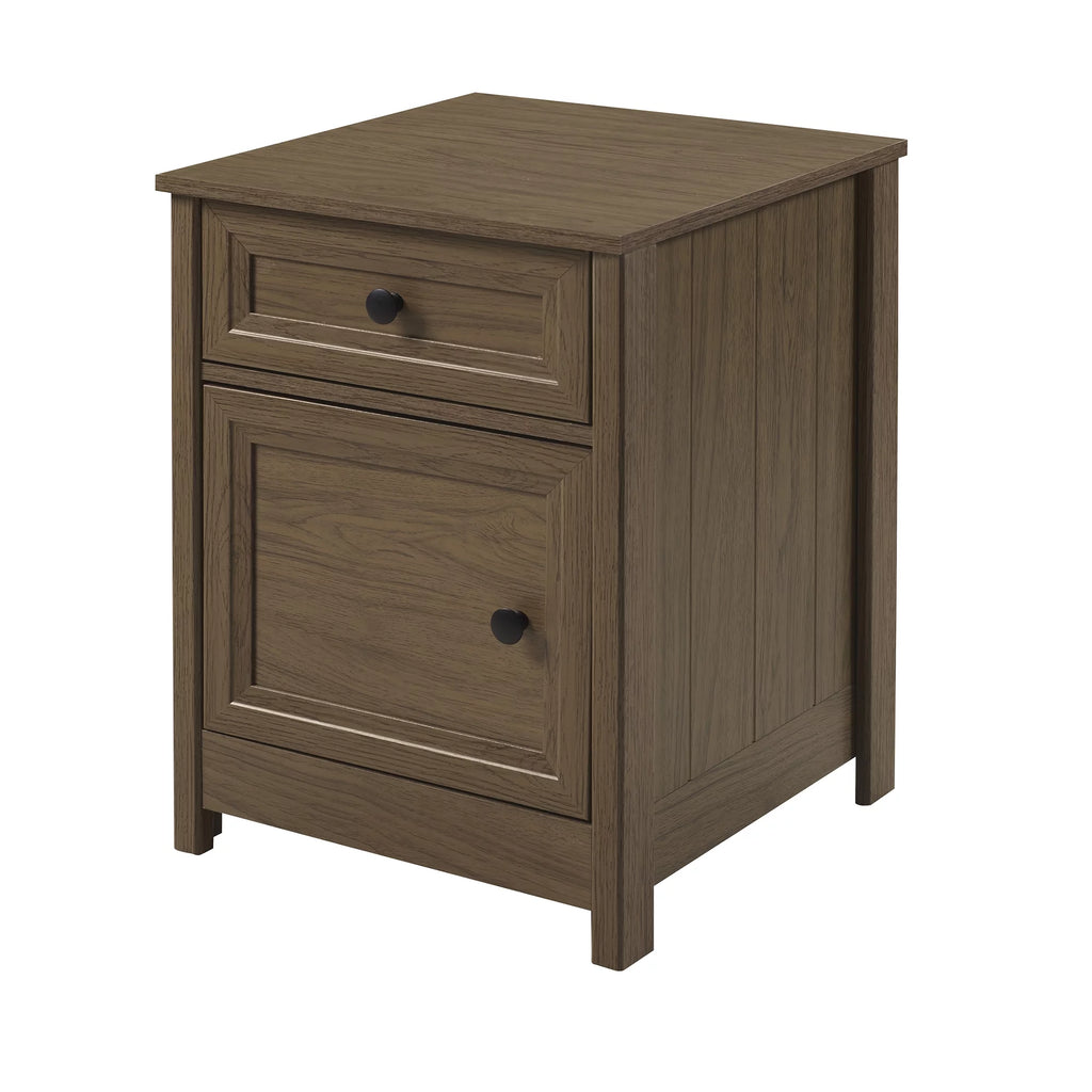 Dark Walnut 1 Door and Drawer Nightstand H56633
