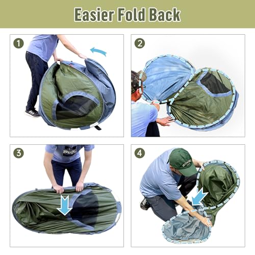 1 Person Waterproof Instant Pop-up Camping Tent L595