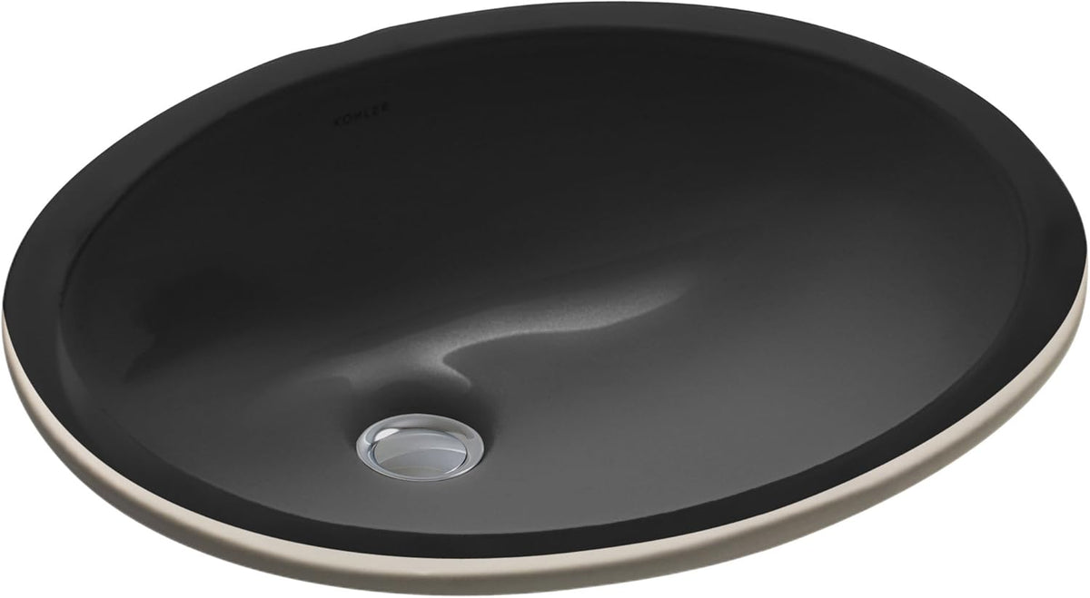 White Under-Mount Bathroom Sink O1555