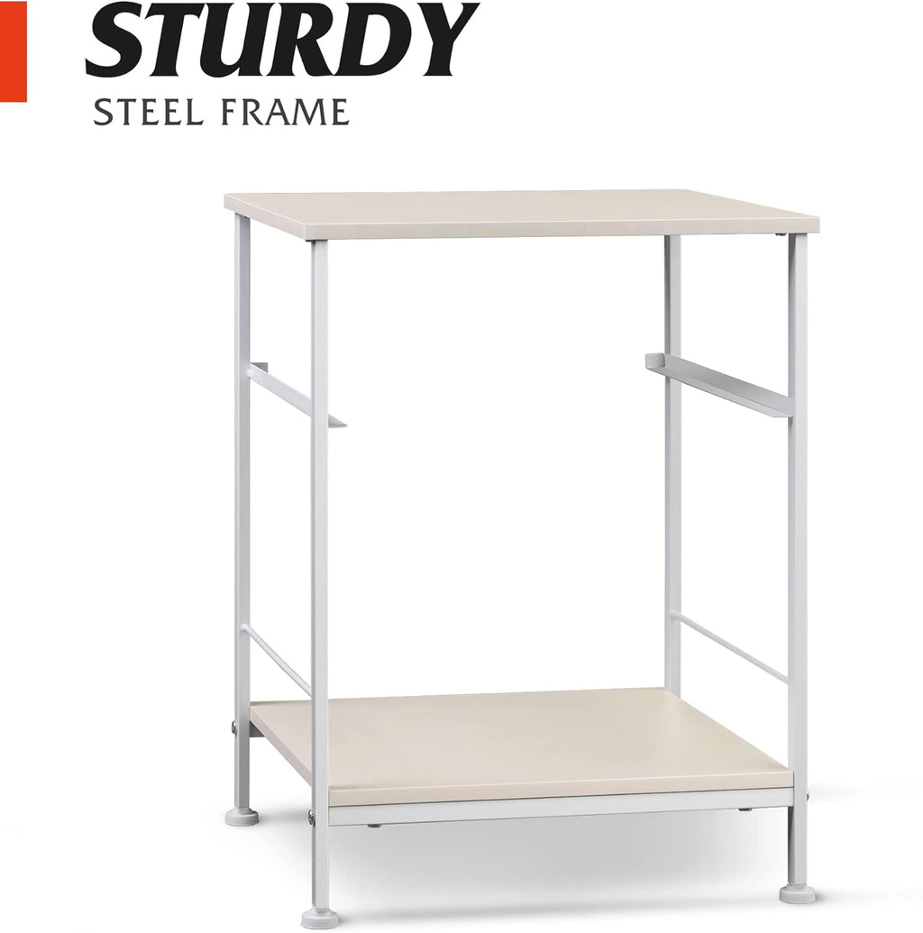 1-Drawer Nightstand and 5-Drawer Dresser Set with Fabric Bins, Steel Frame U59305
