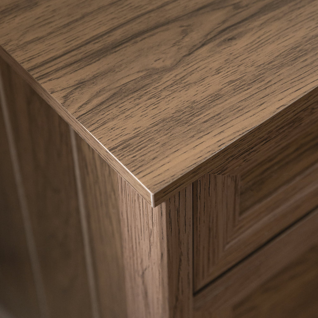 Dark Walnut 1 Door and Drawer Nightstand H56633
