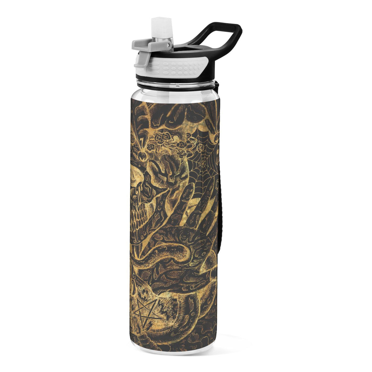 Clear 32oz Tritan Sports Water Bottle with Straw A5100