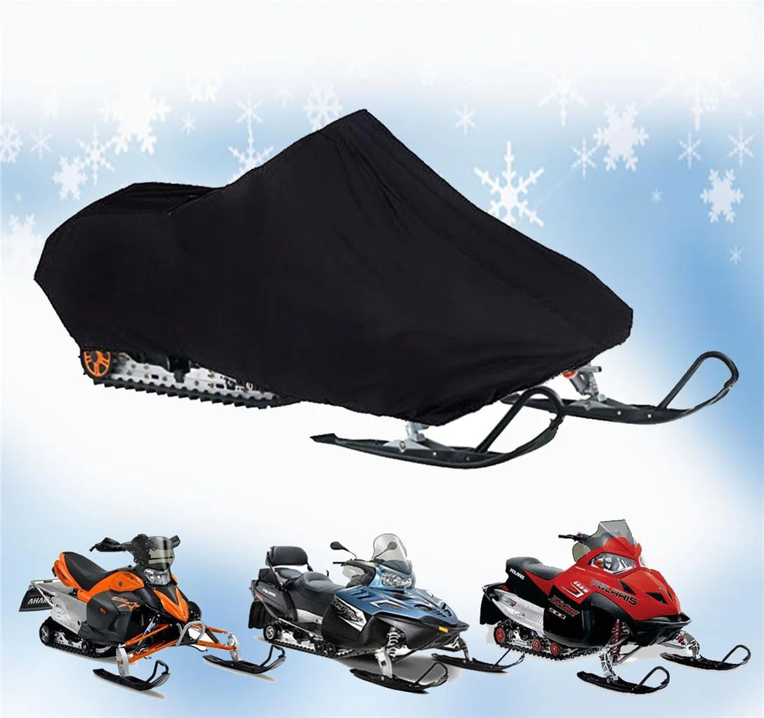 200 Denier All Black Snowmobile Cover A291