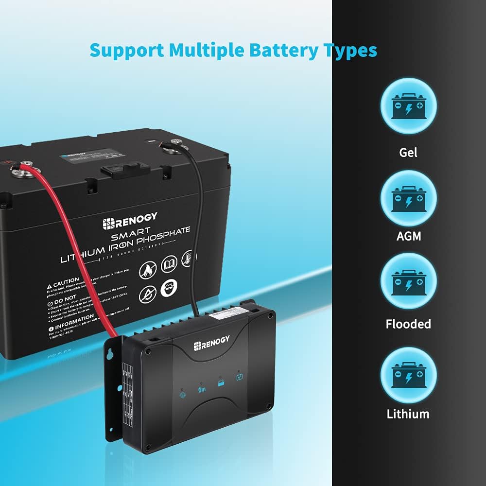 12V 50A DC MPPT Charger for Gel, AGM, and Lithium Batteries C63611