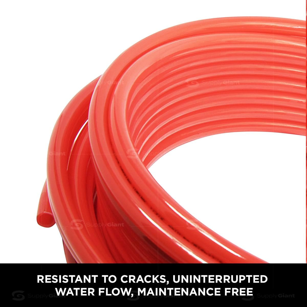 1/2 Inch X 300 Ft Red Non-Barrier Pex Tube Coil T3562