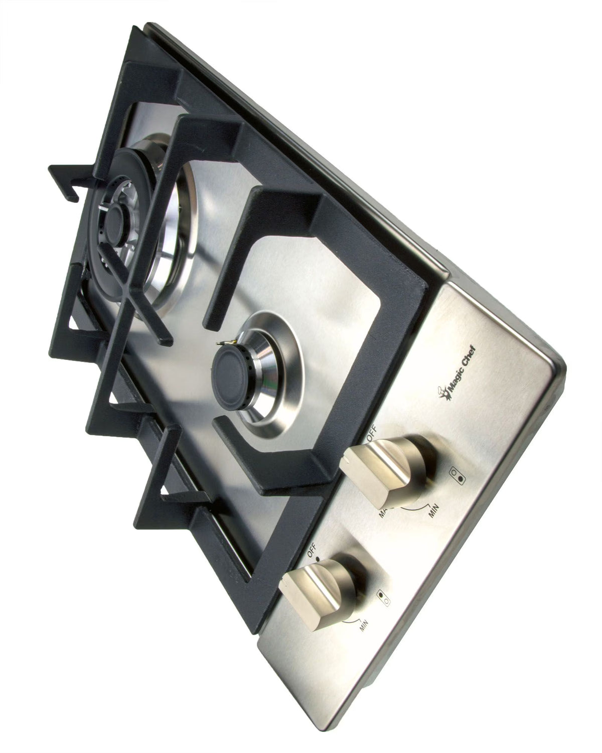 12-in. Built-in Gas Cooktop in Stainless Steel with 2 Sealed Burners Y131