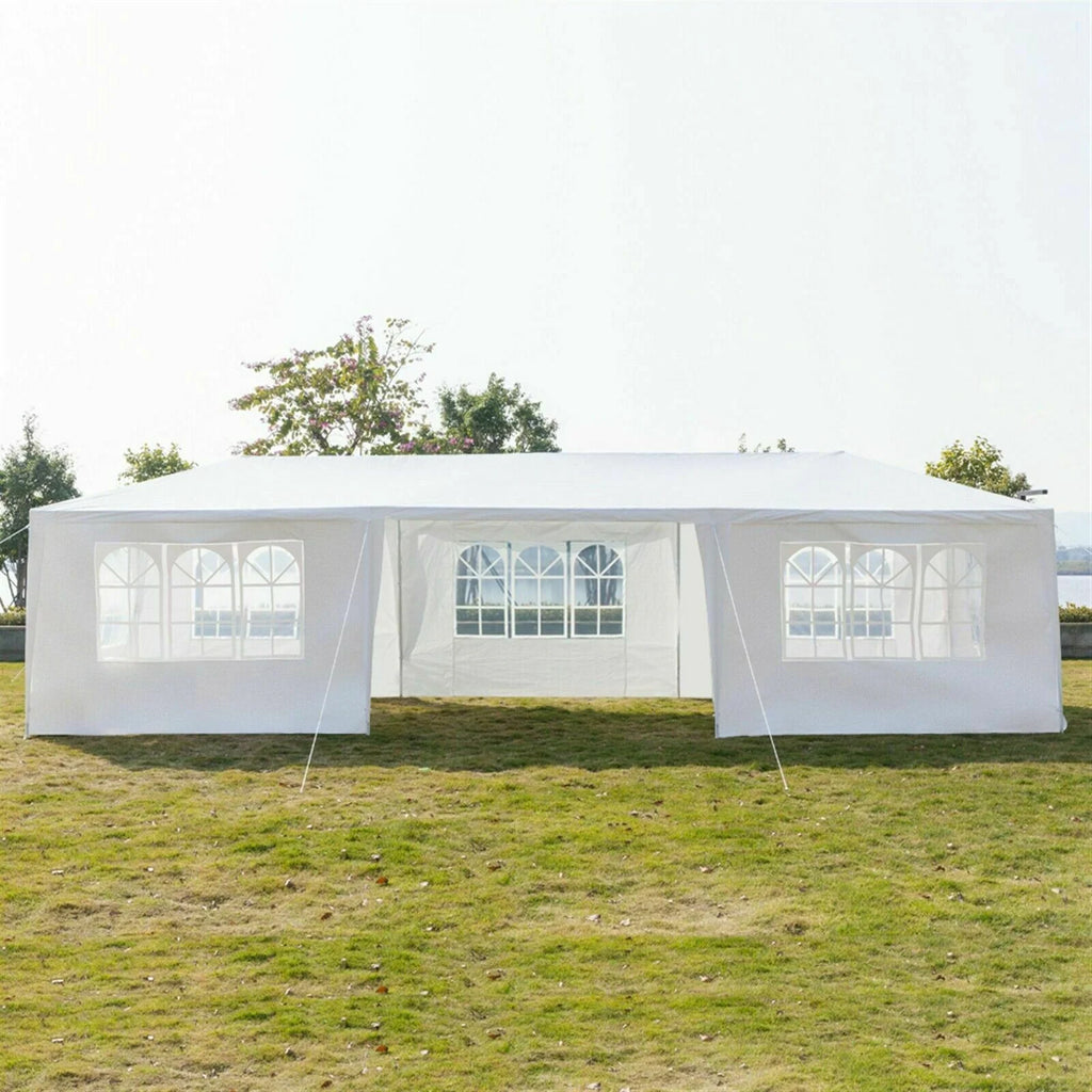 10'x30' Outdoor Canopy Tent with 7 Removable Walls H63838