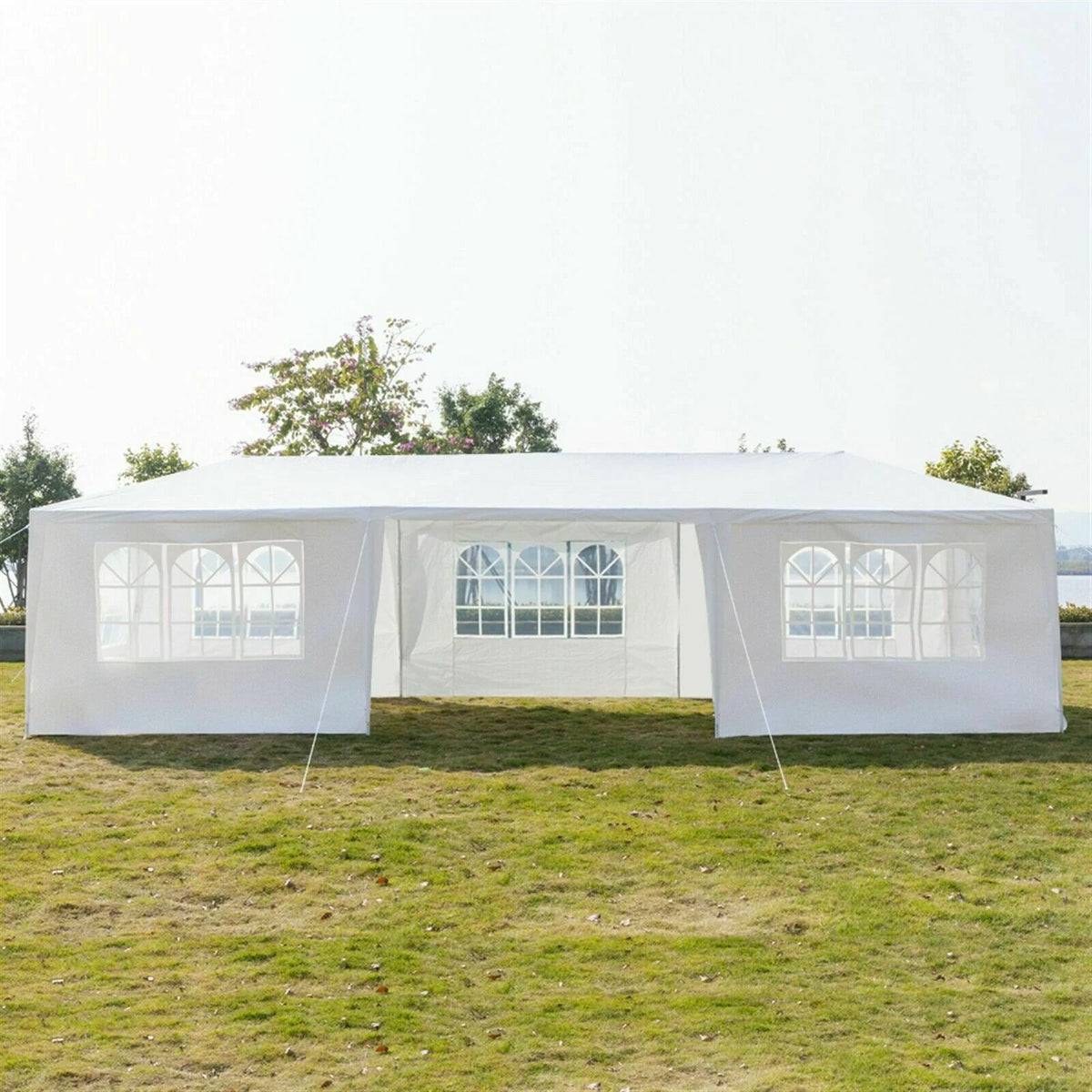 10'x30' Outdoor Canopy Tent with 7 Removable Walls H63838