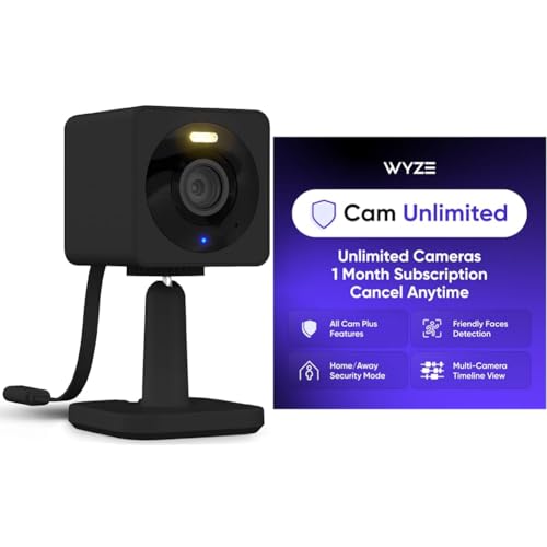 1080p Indoor/Outdoor Wi-Fi Security Camera with Color Night Vision, White (2-Pack) O371766