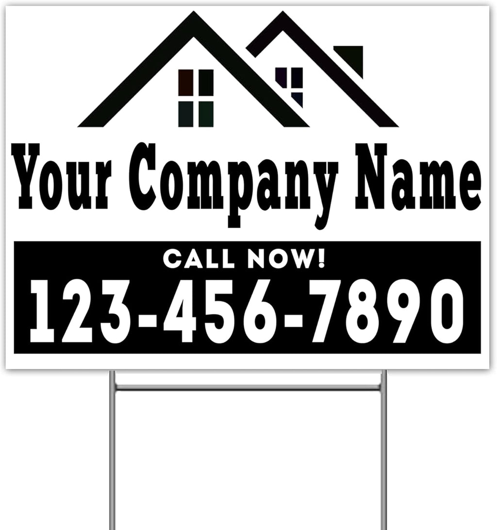 24x18 Double-Sided Waterproof Plastic Bandit Signs F6748