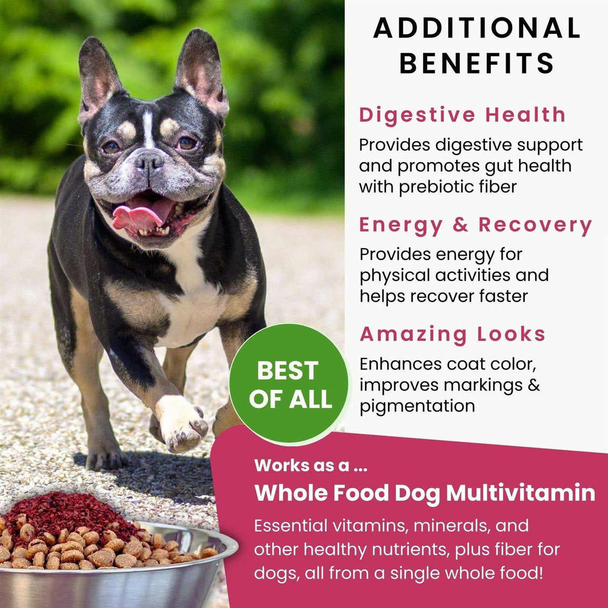 Dehydrated Red Beets Dog Food Supplement P110686