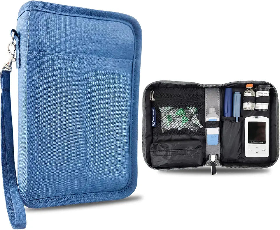 Portable Diabetes Supplies Case Organizer P8355