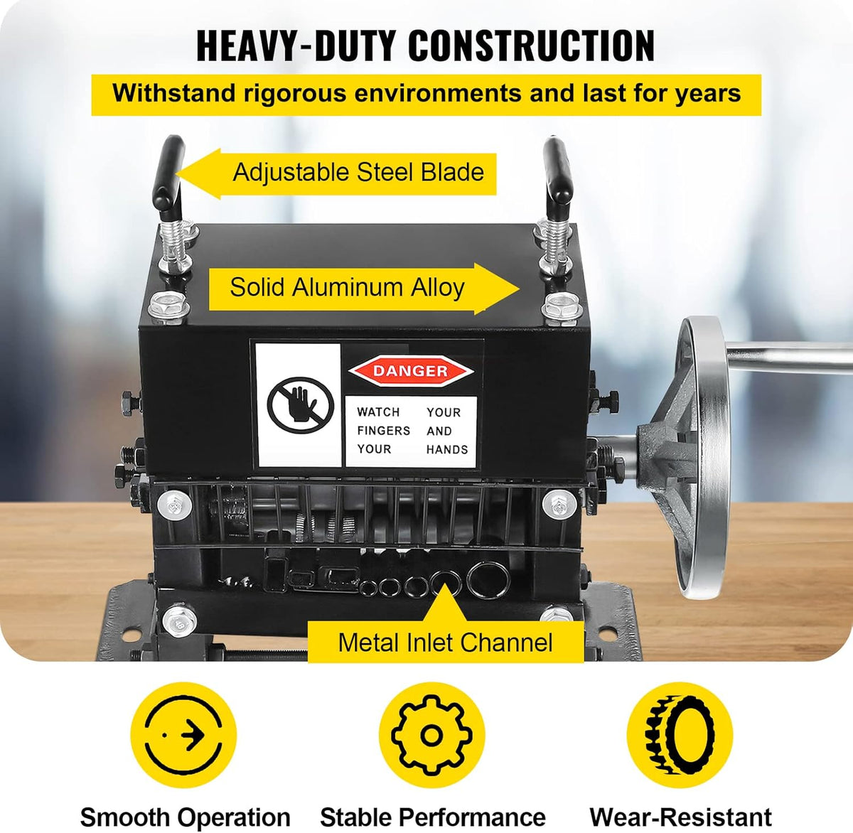 1.5-20mm 7 Channels Manual Hand Cranked Wire Stripping Machine I3138