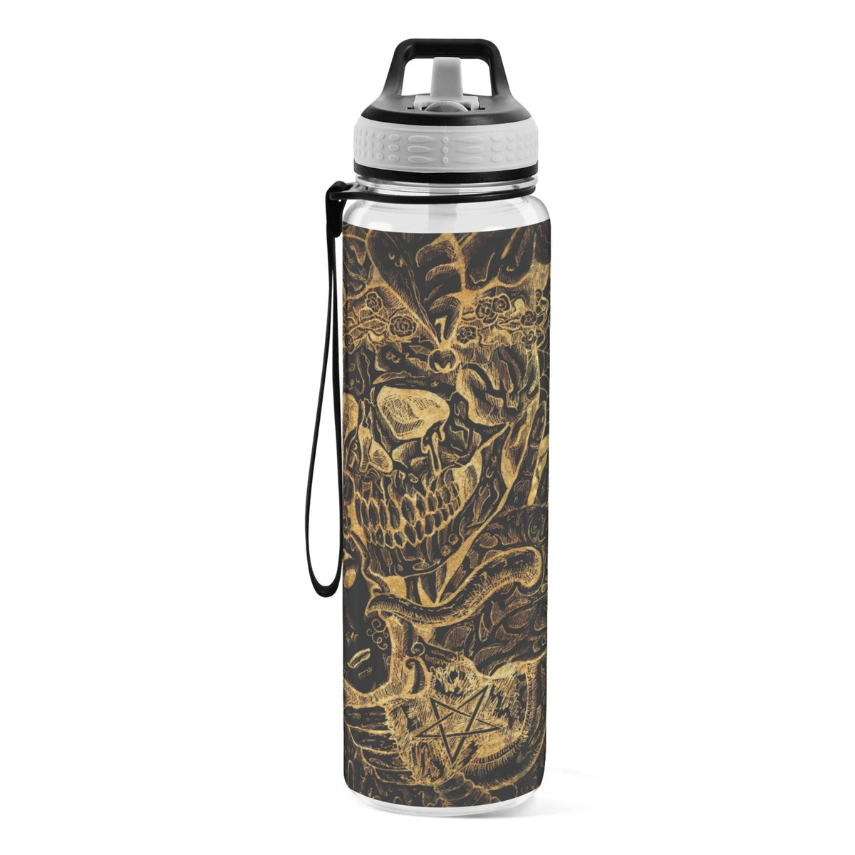 Clear 32oz Tritan Sports Water Bottle with Straw A5100