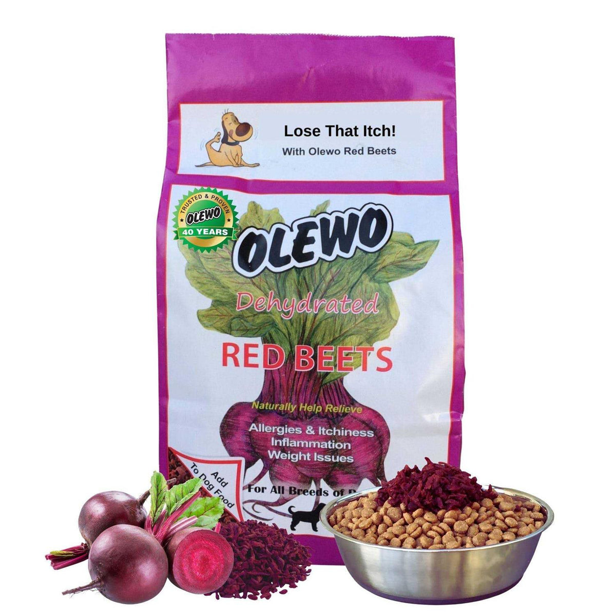 Dehydrated Red Beets Dog Food Supplement P110686